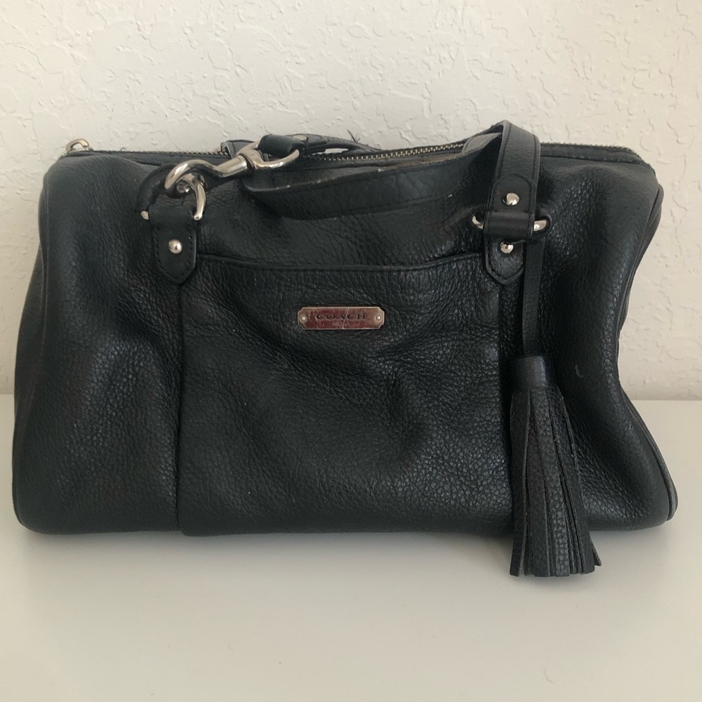 Coach Leather Double Handle Bag